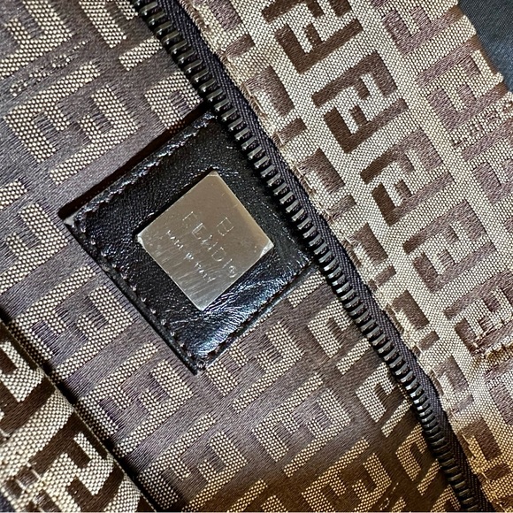 Fendi Roll Tote Zucca Coated Canvas Purse - Picture 5 of 5